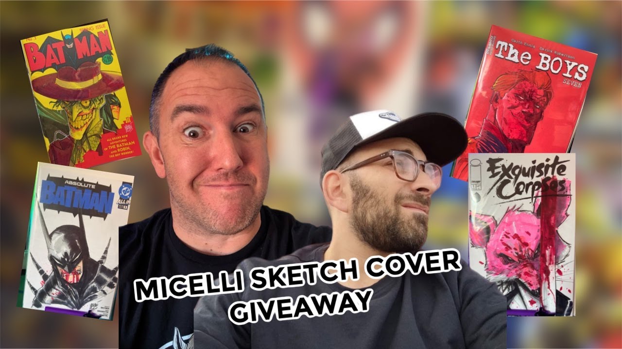Alessandro Micelli Unboxing + Free Sketch Cover Giveaway!