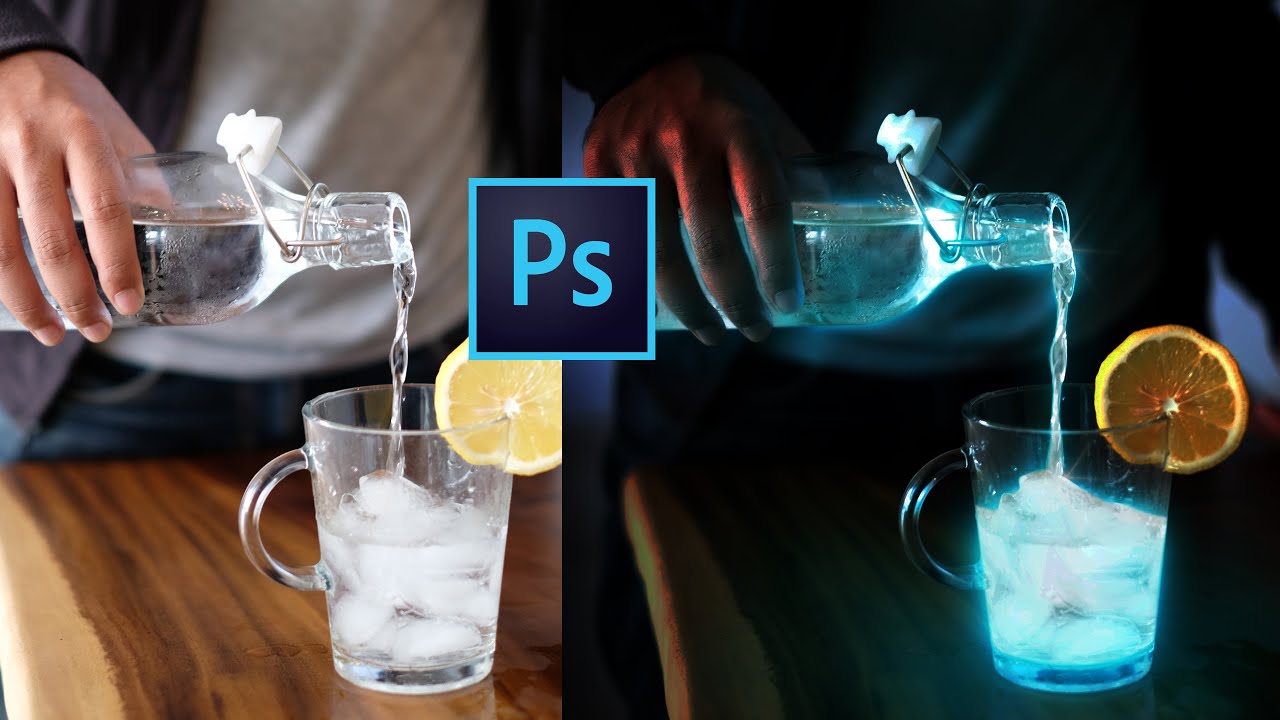 Easy Glow Effect in Photoshop | Glowing Water [ Photoshop Tutorial ]