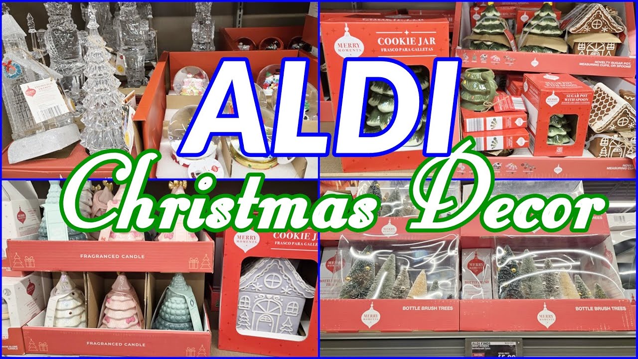 ALDI CHRISTMAS DECOR 2025 SNEAK PEEK SHOP WITH ME