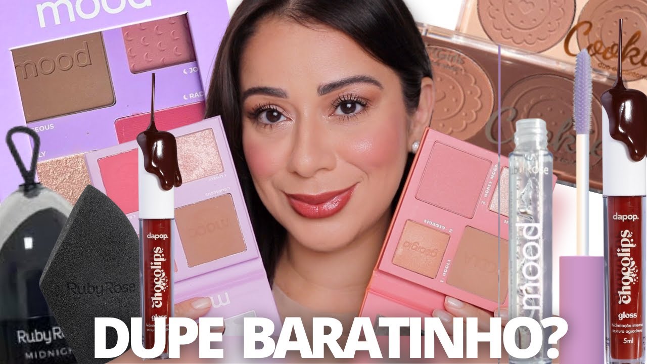 TESTANDO Make Baratinha | NOVIDADE RUBY ROSE #4 , DAPOP e SP COLORS