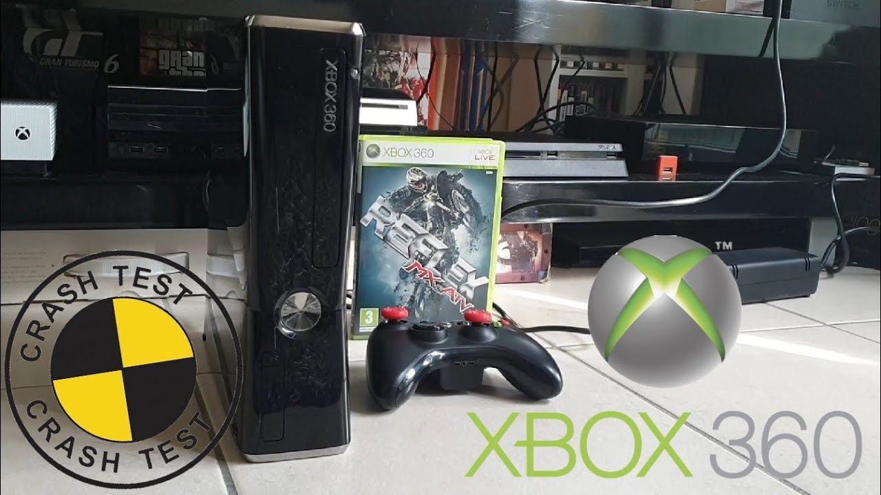 CRASH TEST XBOX 360 Slim Gloss de Vide Grenier 🎮