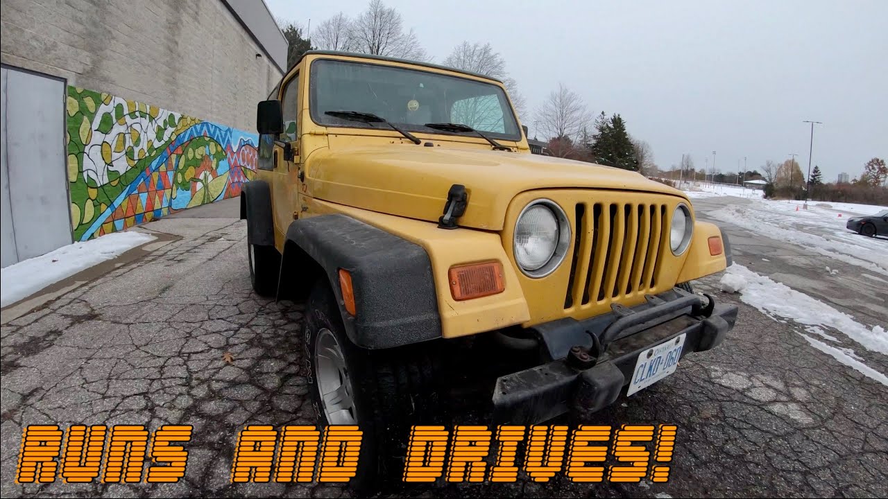Buying The Cheapest Jeep Wrangler TJ 4.0 In The Country!
