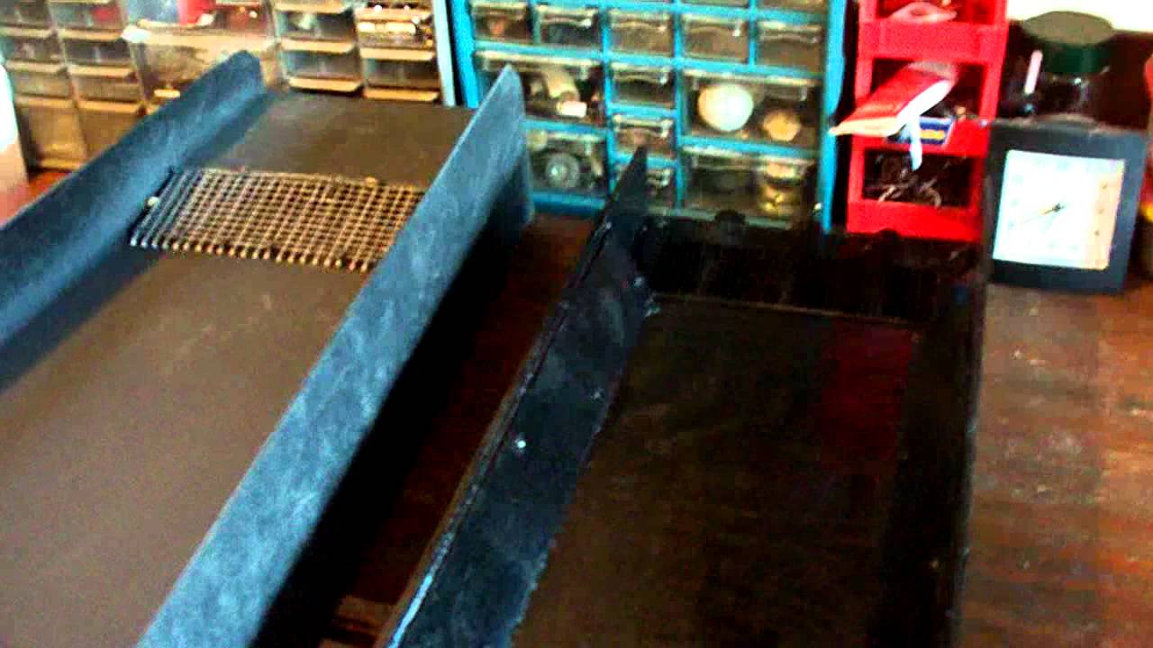 Mini DIY Bazooka gold trap sluice