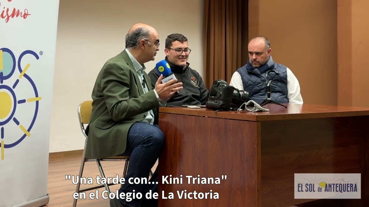 🟣📰 Una tarde con... Kini Triana en Antequera 2026