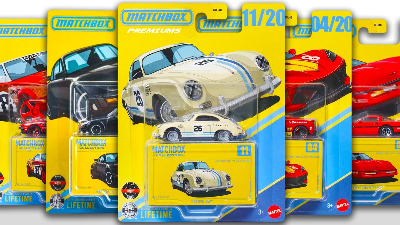 Витрина - Набор Matchbox Collectors Mix 2, модели с подвижными деталями, Toyota LC70, Pagani Huay...