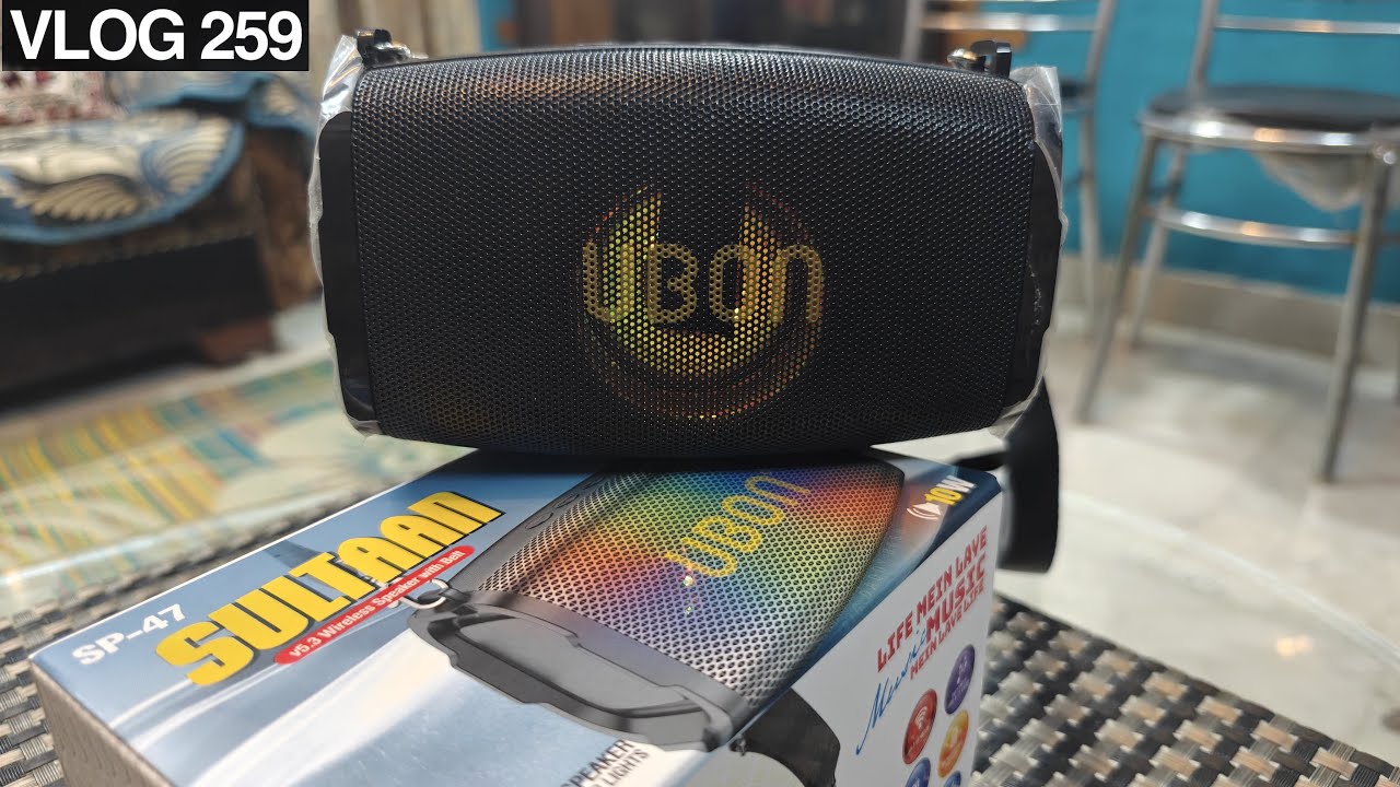 Ubon SP-47 bluetooth wireless speaker gold addition 10 W | NISCHAL heartbeat Vlog Ep- 259