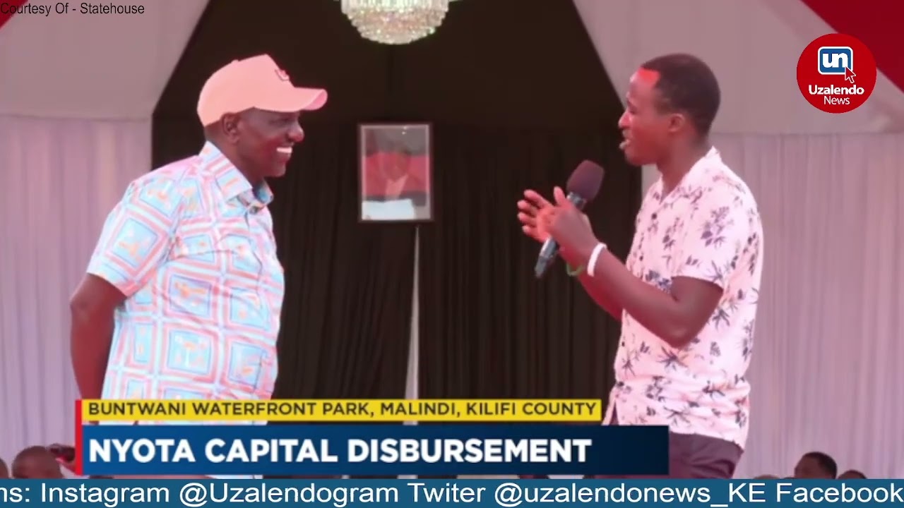 ‘Wacha Tupige Picha Nikaonyeshe Watu Nimepatana na Mdosi!’ Lamu Nyota Beneficiary Tells Pres. Ruto