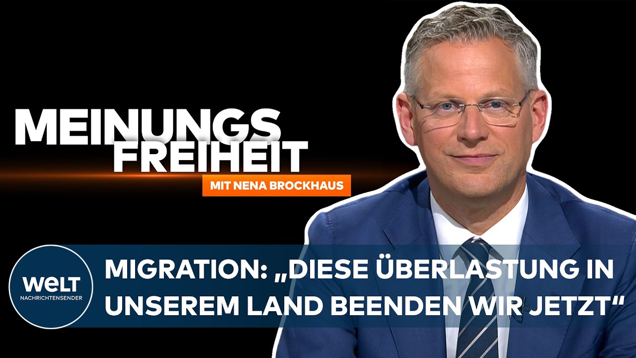 MIGRATIONSWENDE IN DEUTSCHLAND: &bdquo;Jetzt schaffen wir Ordnung!&ldquo; Christoph de Vries verteidigt CDU-Kurs