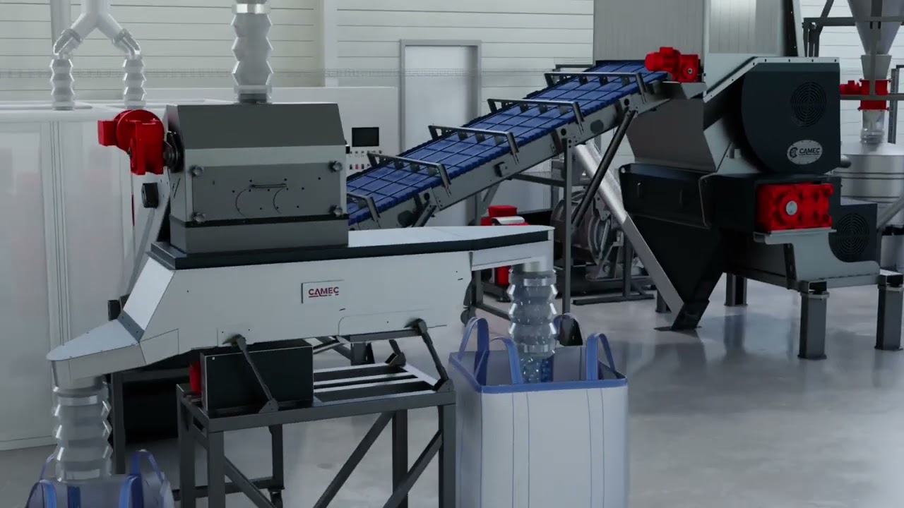 New Camec 3D Experience: Photovoltaic Panel Treatment Plant