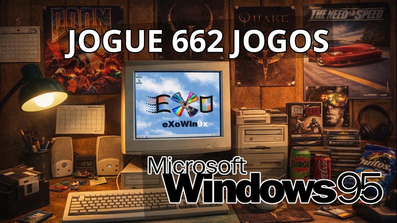 eXoWin 9x - Jogue Centenas de Jogos do Windows 95 no PC Moderno!
