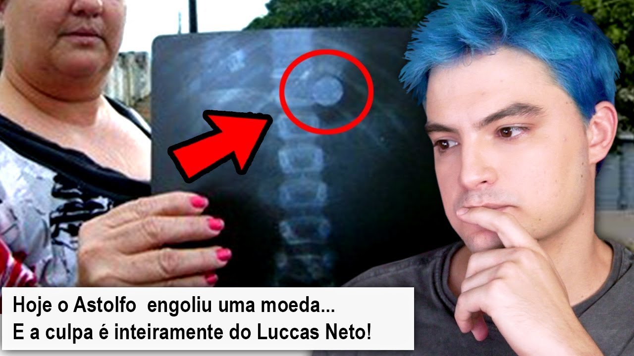 CRIAN&Ccedil;A ENGOLIU MOEDA POR CAUSA DO LUCCAS NETO [+10]