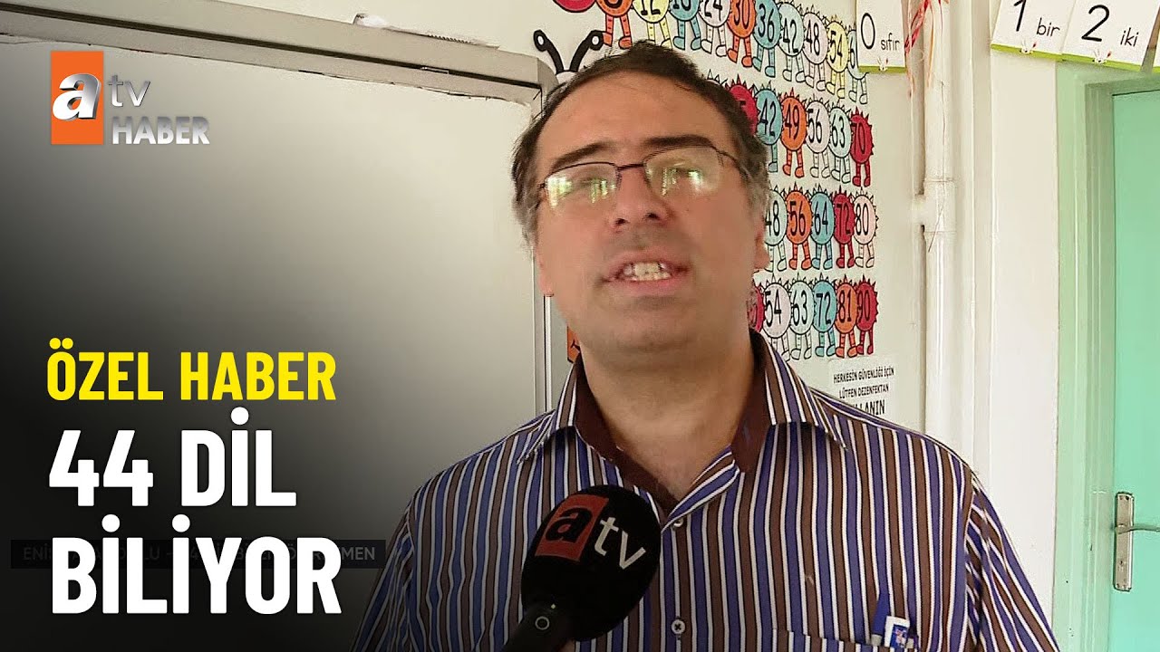 ÖZEL HABER – Enis Öğretmen tam 44 dil biliyor - atv Ana Haber 31 Ekim 2023