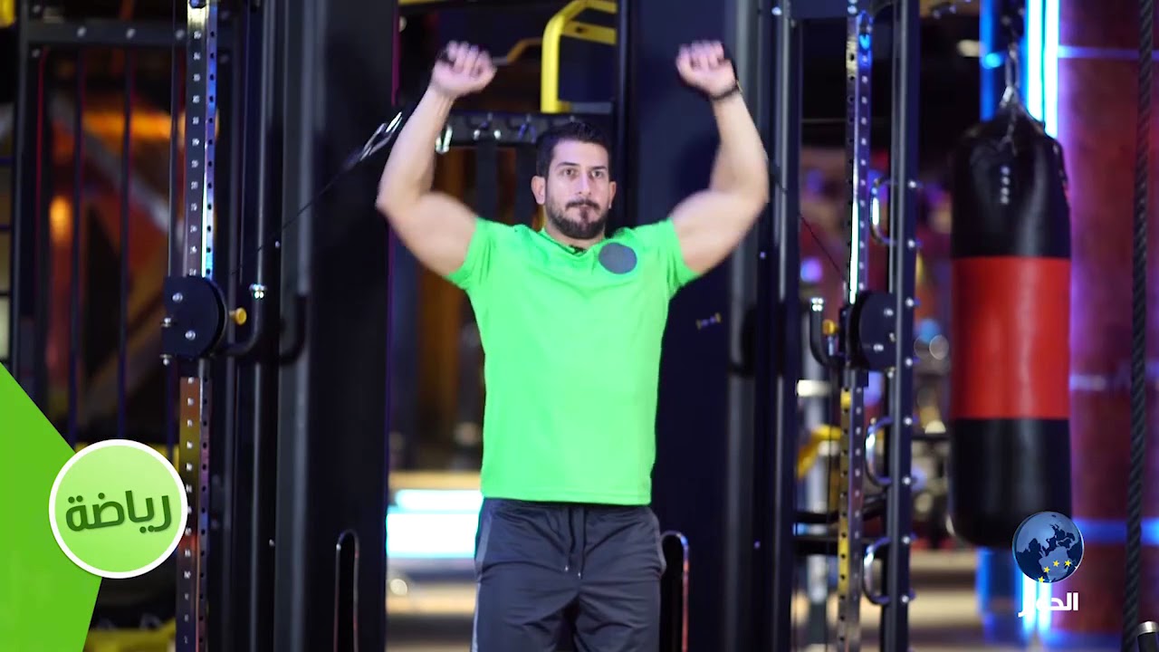 تمارين لعضلات الكتف والظهر على الكيبل مع الكابتن محمد سعد