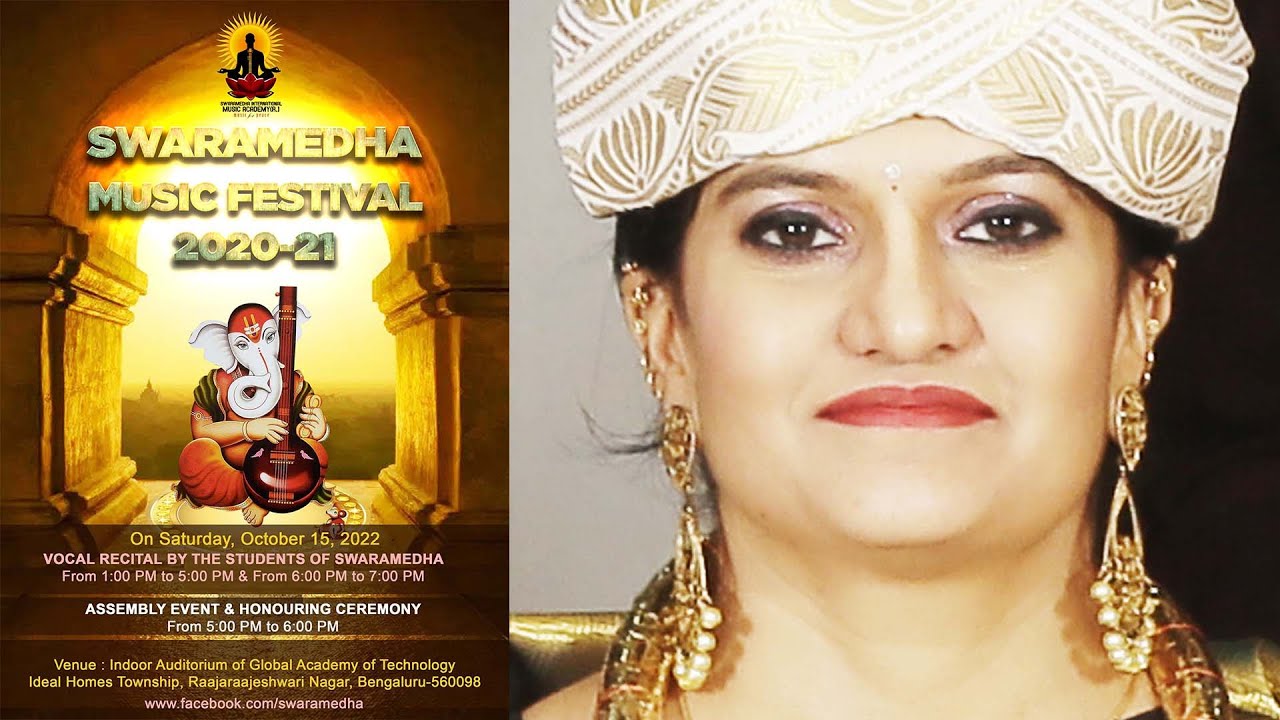 Playback Singer CHAITRA H G Honored as SWARAMEDHA SANGEETA SHRI Shares A Few Words after Honored