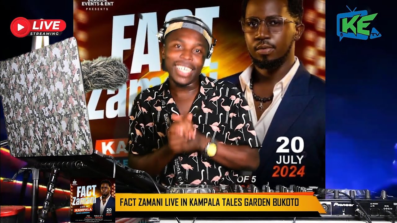 Catch Sir Fact Zamani live at Tales Gardens, Kampala on 20th July 2024! Support the Lion of Kigezi!