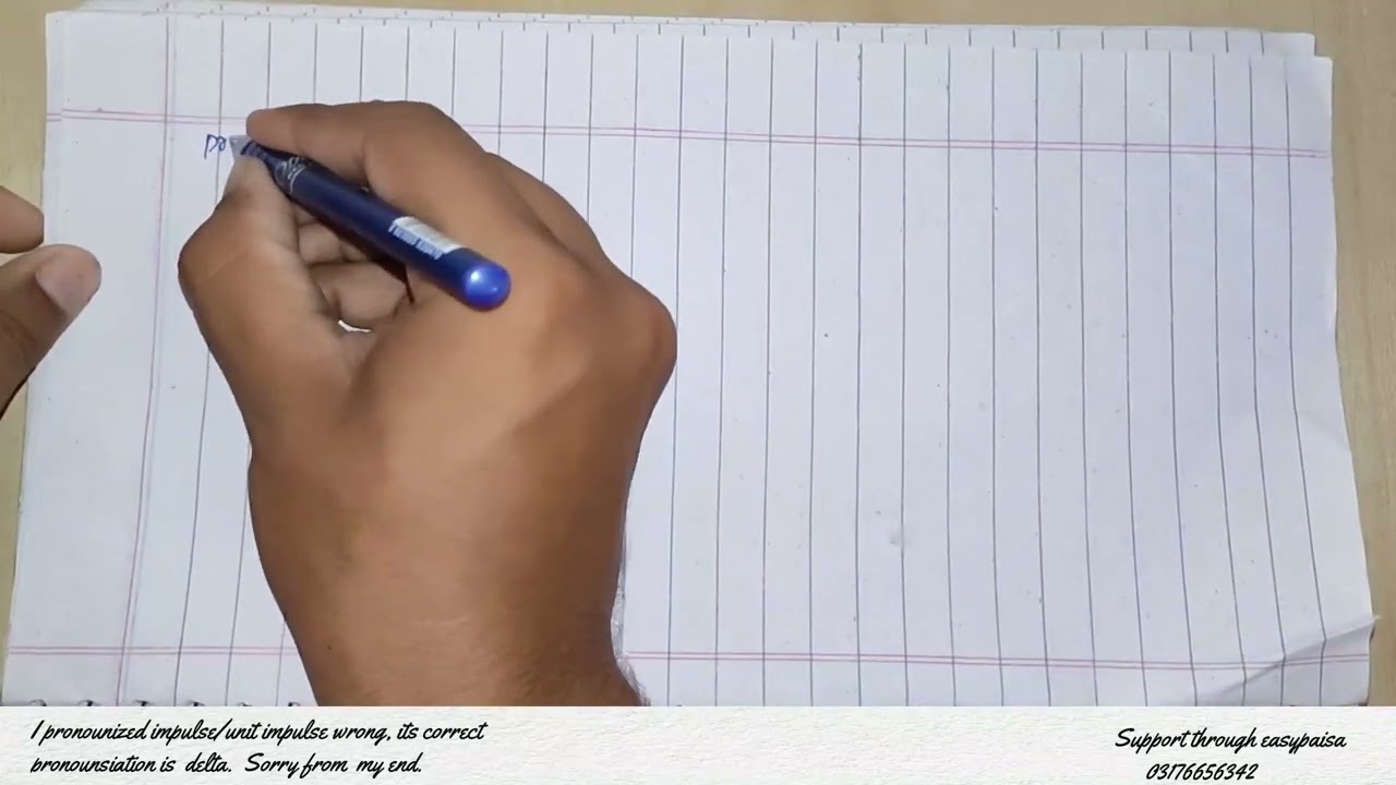 lecture # 5(a) || Unit step signal and Unit impulse signal with properties || signal and system