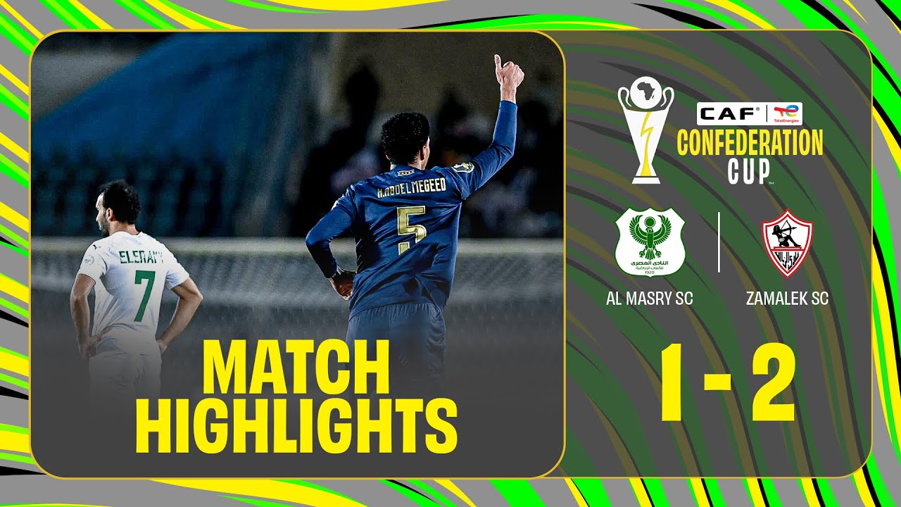 HIGHLIGHTS | Al Masry SC 🆚 Zamalek SC | Matchday 4 | 2025-26 #TotalEnergiesCAFCC