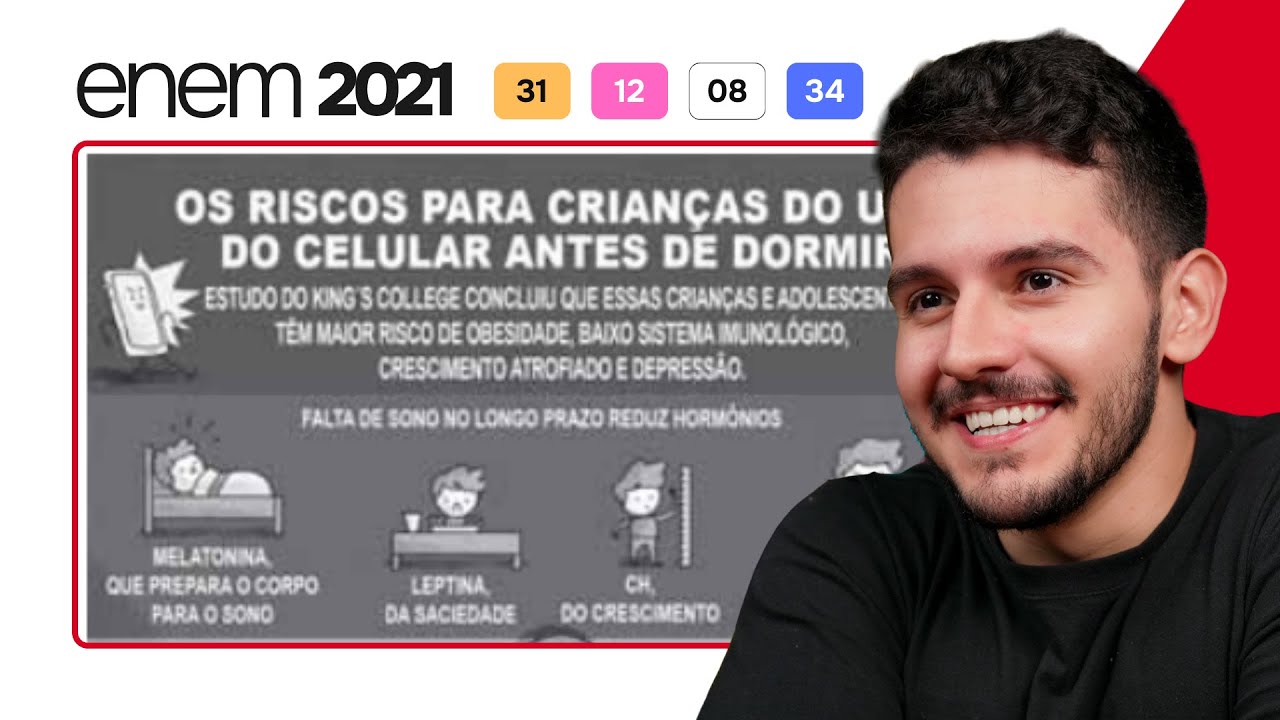 ENEM 2021 - No texto, os recursos verbais e não verbais empregados têm por objetivo