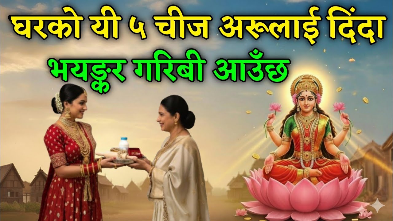 लक्ष्मी माता भन्नुहुन्छ, घरका यी ५ चीजहरू कहिल्यै अरूलाई दिनु हुँदैन। भाग्यमानीले सुन्छन् यो कथा।