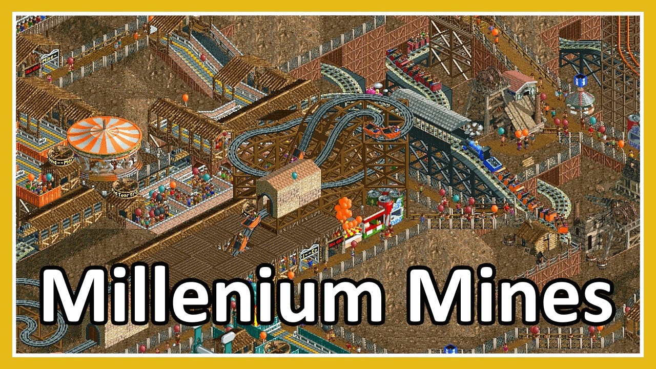 Millenium Mines | Replaying the original scenarios | Rollercoaster Tycoon Classic