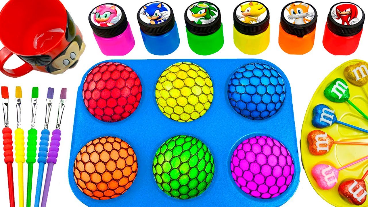 Satisfying Video l DIY How To Make Snow Rainbow Fun Crazy Balls Sprunki and Lollipop Slimes ASMR