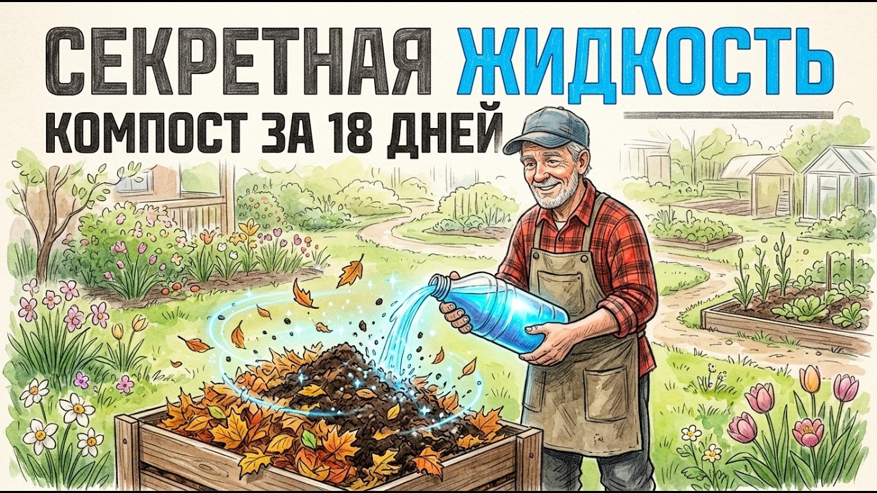 Секретная жидкость: преврати листья в компост за 18 дней!