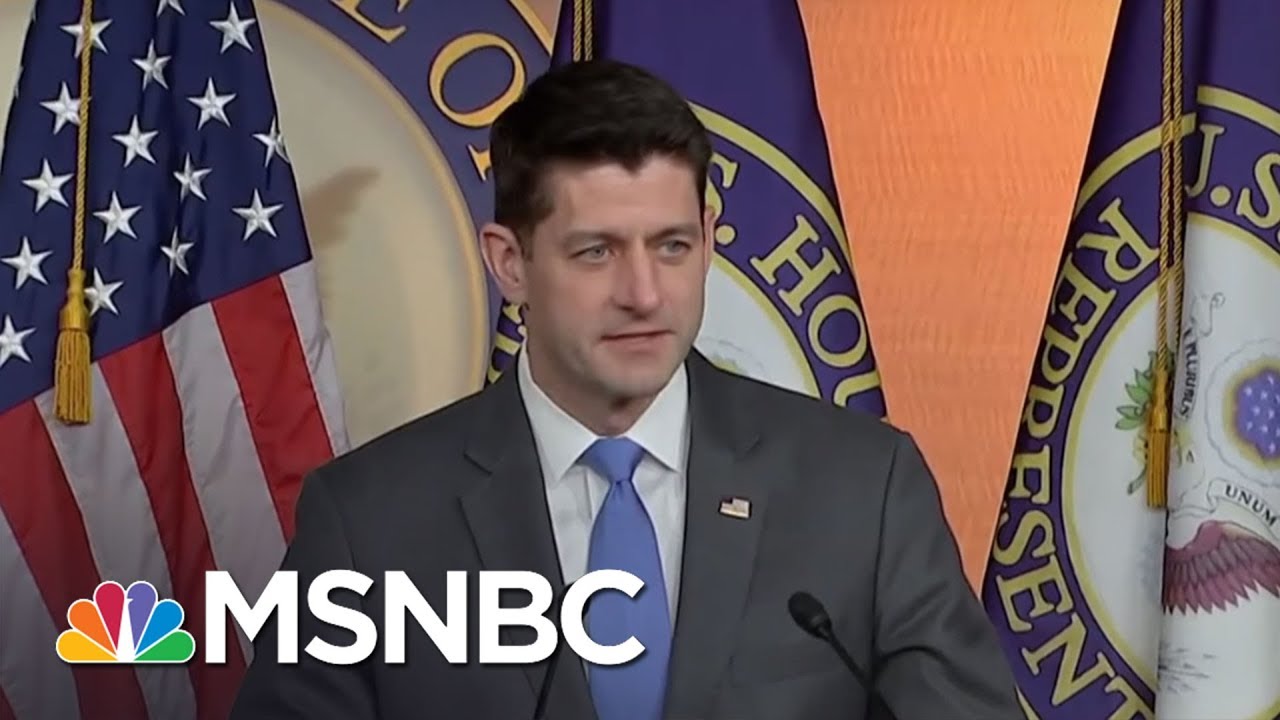 Joe: Paul Ryan Abandons Ship As Ship Hits An Iceberg | Morning Joe | MSNBC