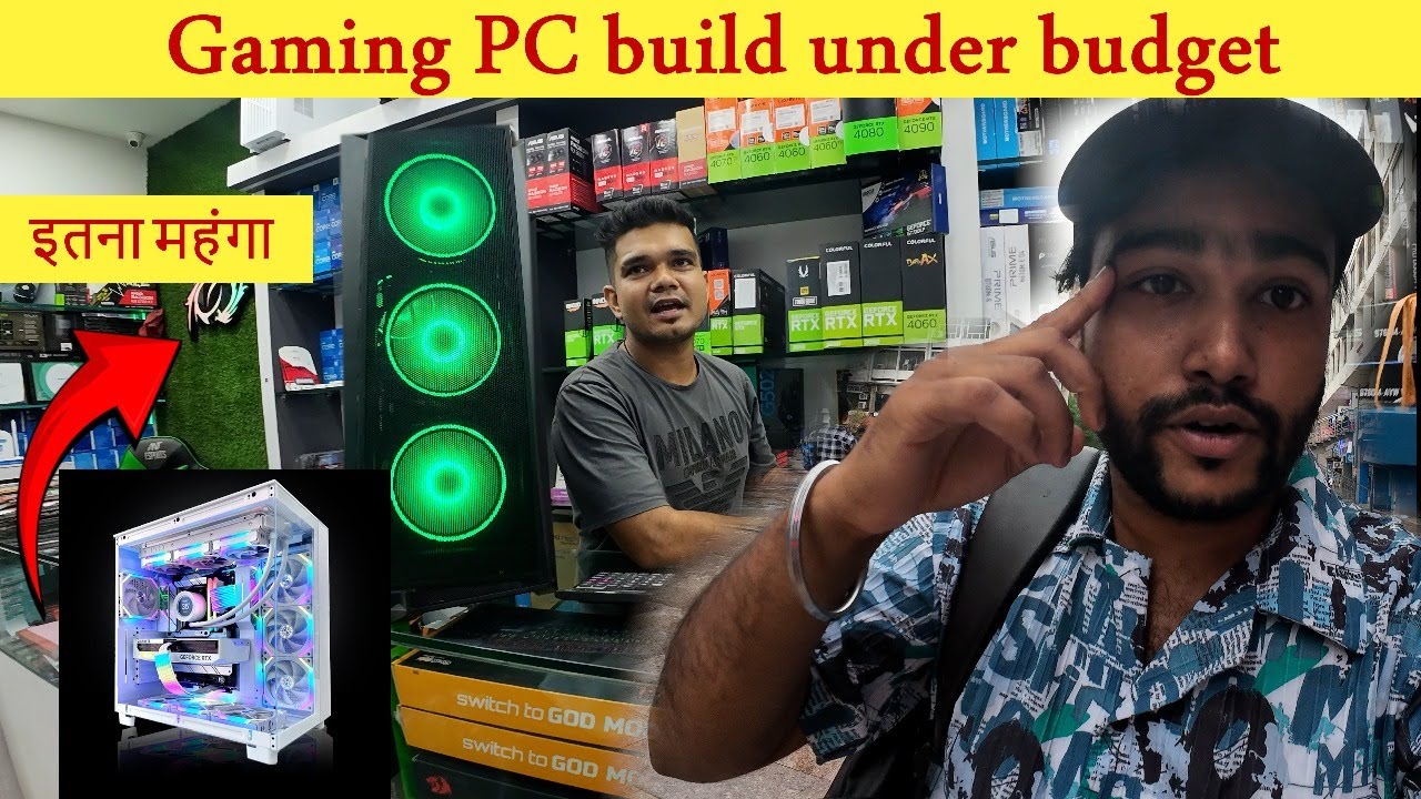 Budget gaming pc build RTX 4060 in Nehru place under 1 lakhs | reality of nehru place