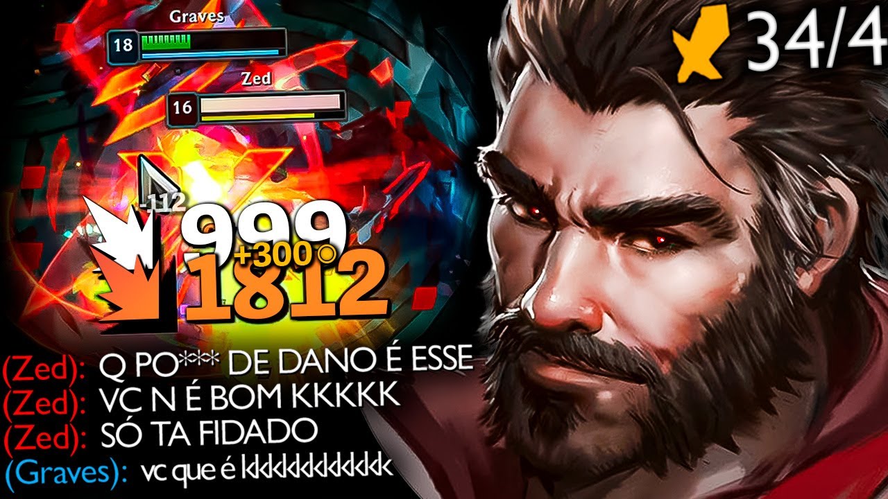 É SURREAL O DANO DO GRAVES COM ESSA BUILD!