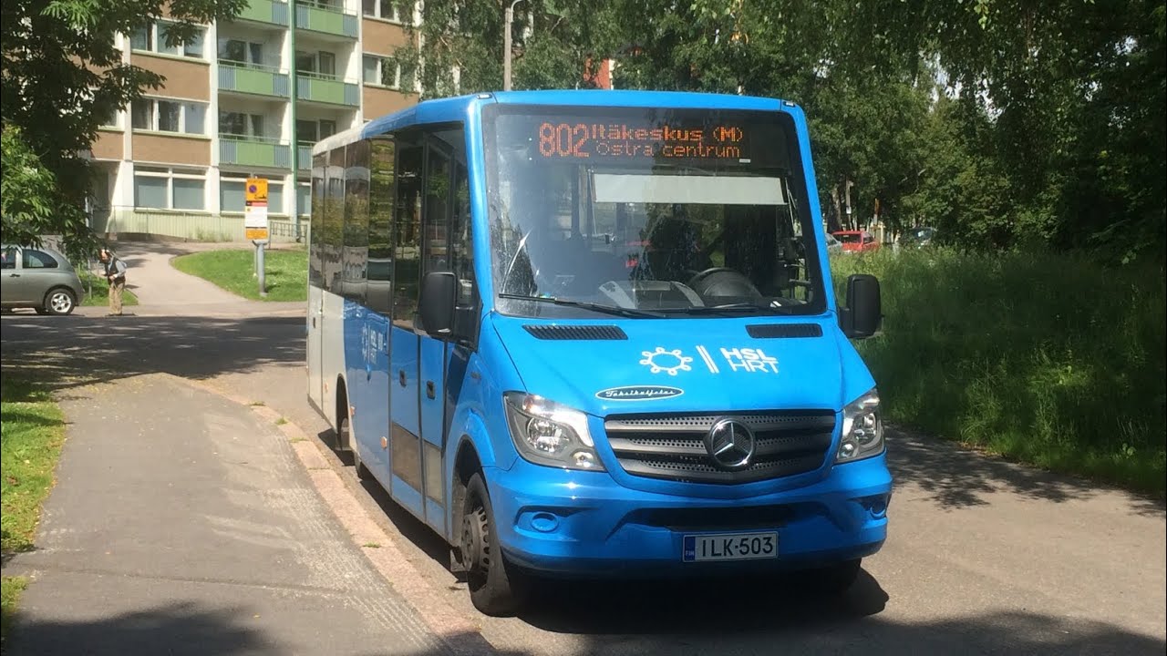 HSL Pisin lähibussi-linja 802 kestää 1H 30MIN!