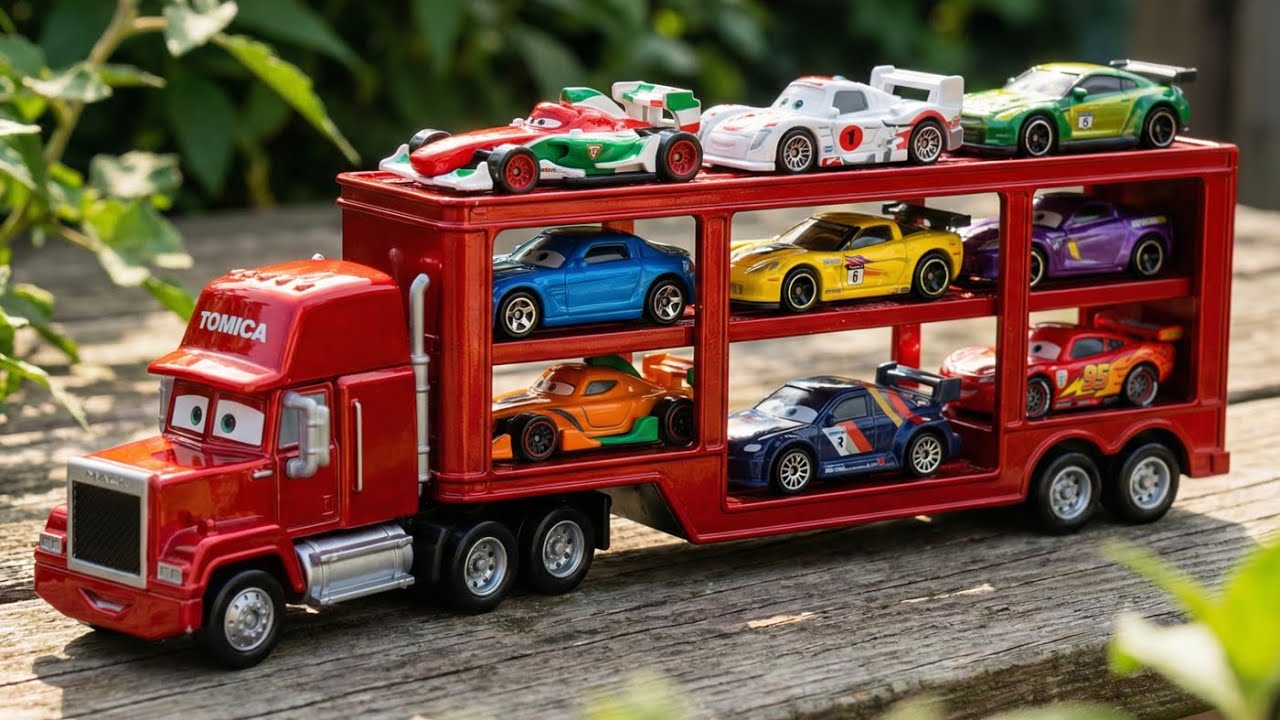 Disney Pixar Cars Unboxing Review | Lightning McQueen, Tow Mater, Doc Hudson, Sally Carrera, Cruz