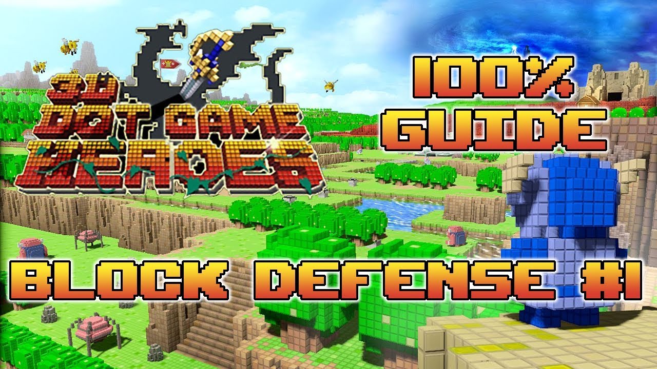 Block Defense #1 - 3D Dot Game Heroes 100% Guide #5.1