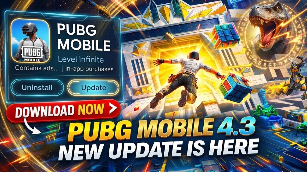 ✅ Вышло новое обновление PUBG MOBILE 4.3 | Как обновить PUBG MOBILE до версии 4.3 / BGMI 4.3