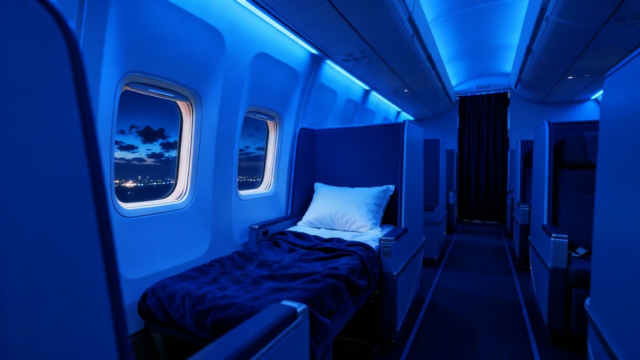 Relaxing Airplane White Noise ✈️ Ultra Deep Sleep with Smooth, Steady Cabin Sound | ASMR Plane Sound