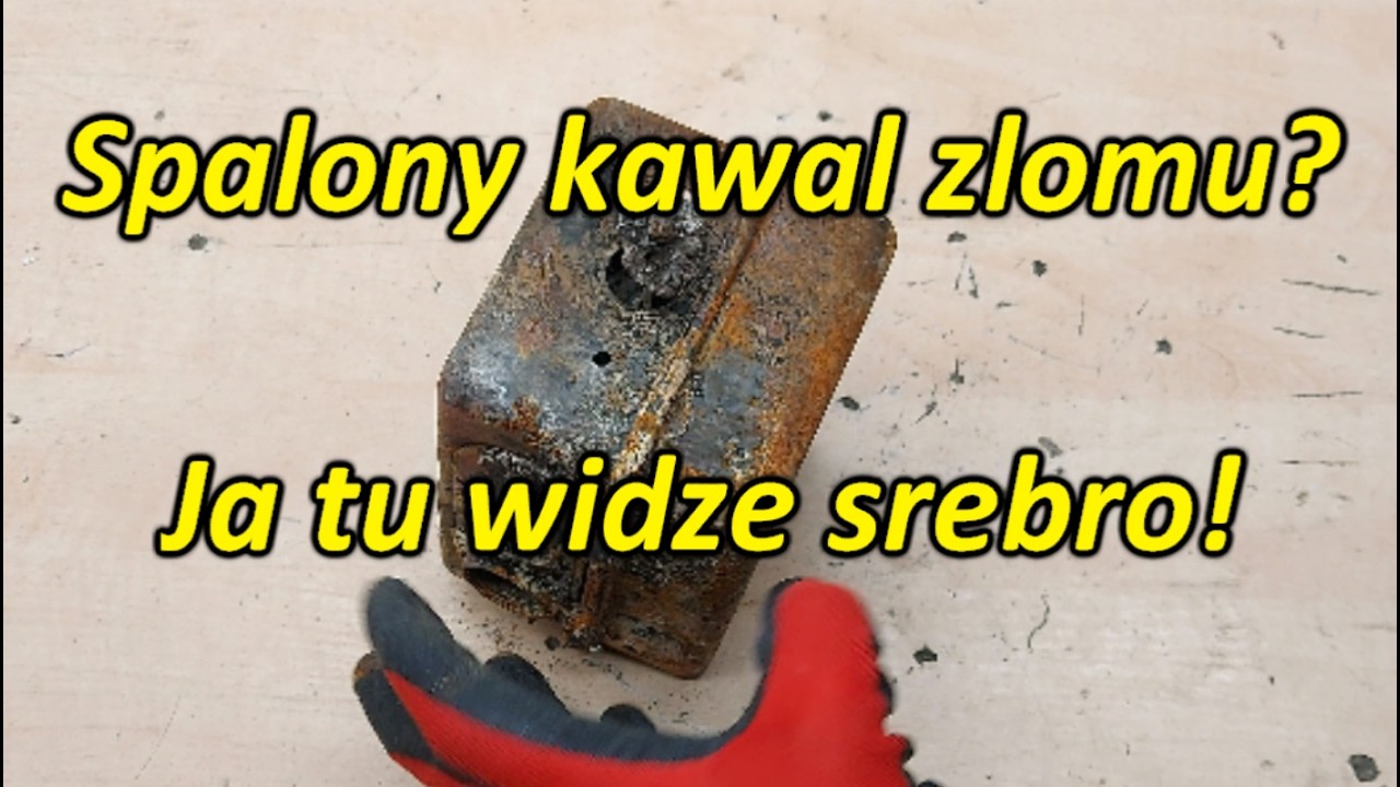 W tym spalonym złomie zobaczyłem srebro! Czy i ile go będzie?!