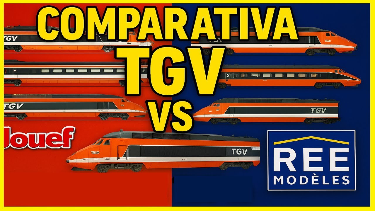 Comparativa TGV: Unboxing de REE Modèles vs Jouef – ¿Cuál es mejor en escala H0? (Vídeo 1080p)