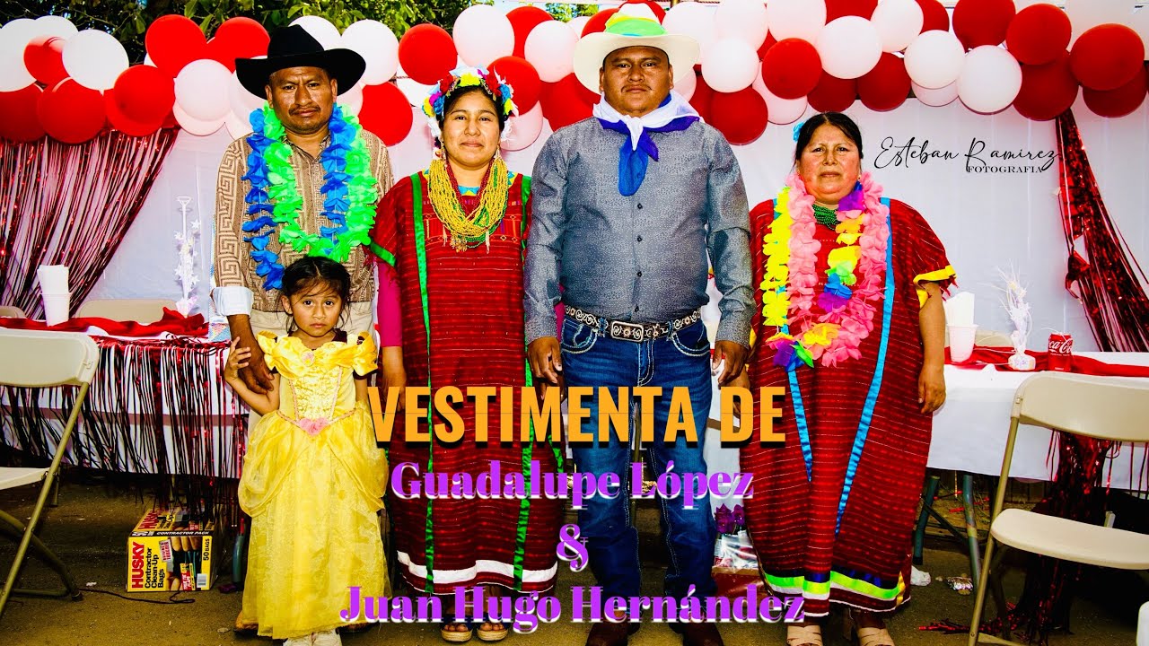 VESTIMENTA DE GUADALUPE LOPEZ  Y JUAN HUGO HERNANDEZ #Fairfield_California