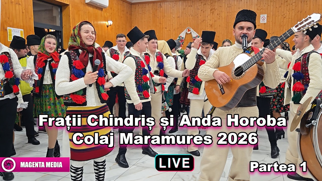 Frații Chindriș și Anda Horoba  Colaj Maramures 2026 LIVE Partea 1