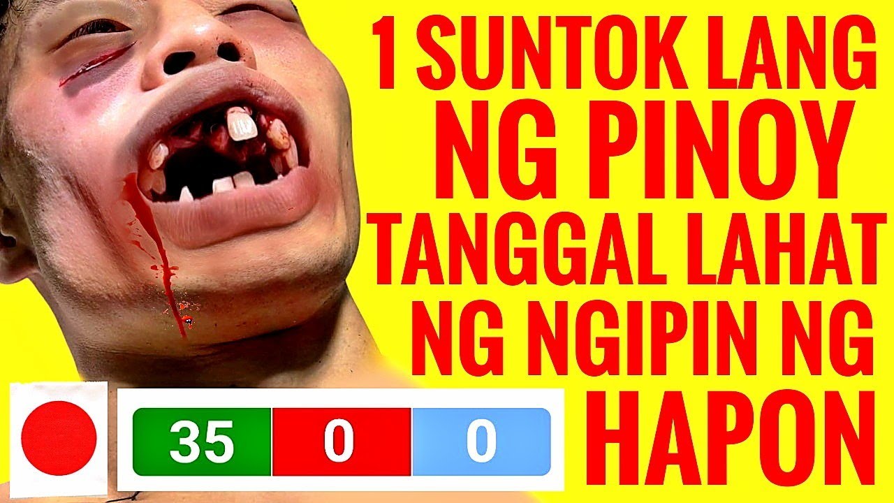 NAKAGANTI na TAYO sa mga HAPON❗1 SUNTOK LANG❗LAGAS LAHAT ng NGIPIN ng HARI NG YABANG ng JAPAN