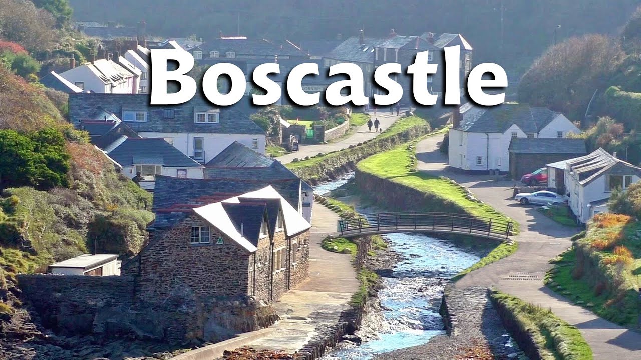 Boscastle in Cornwall on A Perfect Day in Autumn