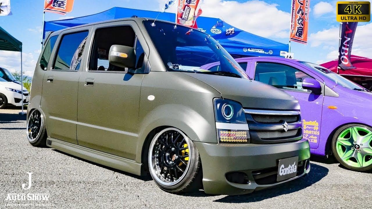 (4K)GONTAYA SUZUKI WAGON-R modified ごんた屋ワゴンRカスタム - スーパーカーニバル2017