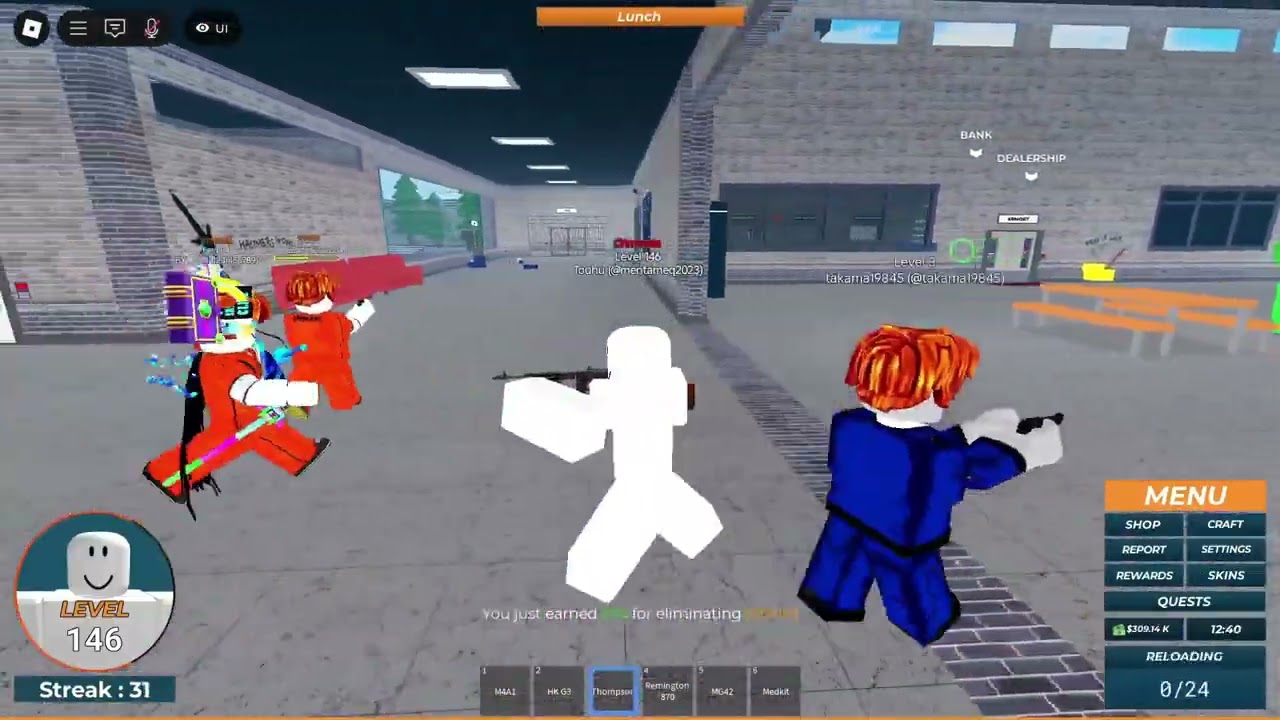 NEW GUNS‼ Roblox Prisoner Life Gameplay
