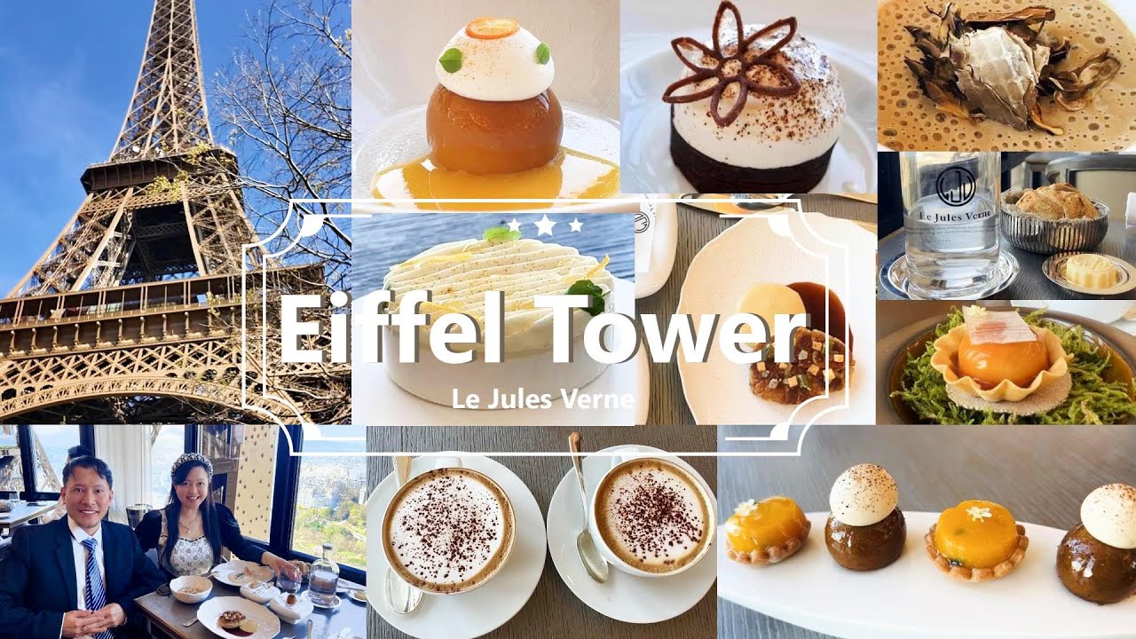 Paris trip🇫🇷 Eiffel Tower fine dining 2* Michelin star | Le Jules Verne | Paris vlog [ENG SUB•FULL]