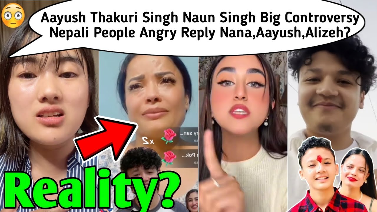 Aayush Thakuri Singh Mom Naun Singh Big Controversy😱🤬Nepali People Angry Reply Nana,Aayush,Alizeh