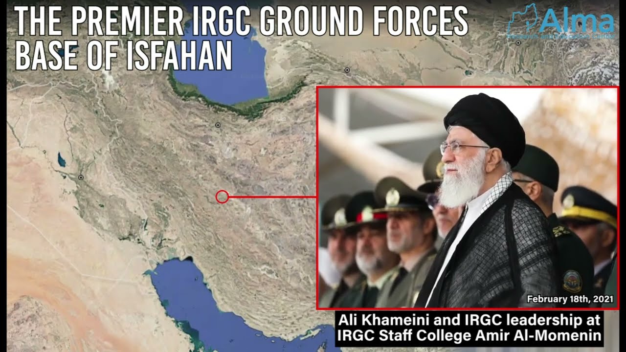 Overlooking the Premier IRGC Ground Forces base of Isfahan