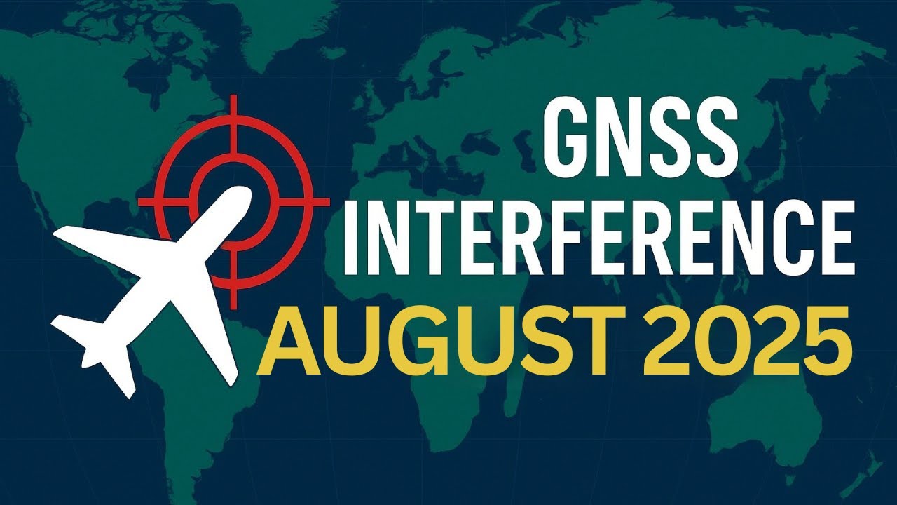 August 2025 GNSS Interference Update for Aviation