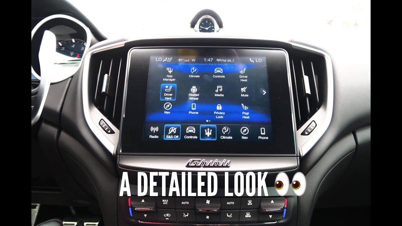 The 2019 Maserati Touch Control Plus Infotainment System Explained!