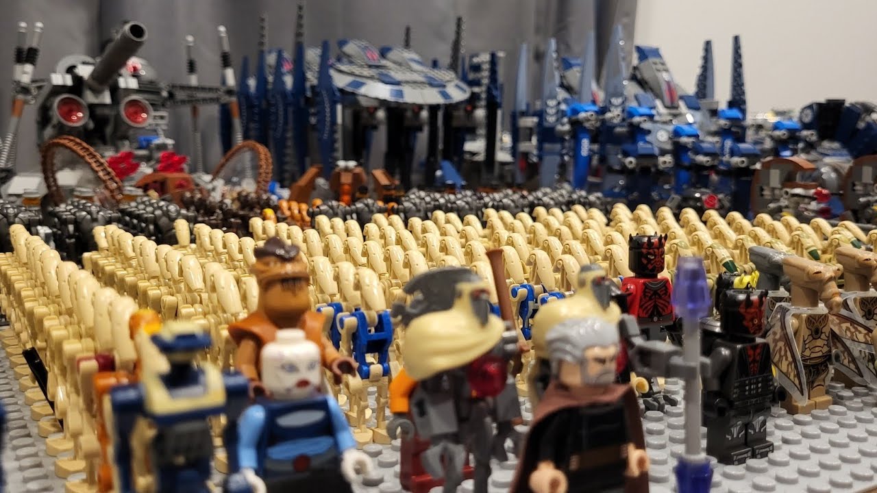 Massive 3,000$ Lego Separatist Droid Army  (Over 250+ Minifigures!)