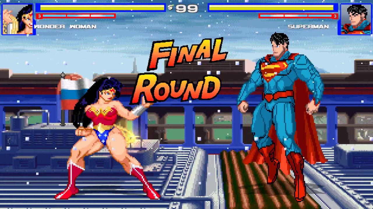 🎮 Wonder Woman vs SuperMan - Mugen DC vs Marvel 🎮