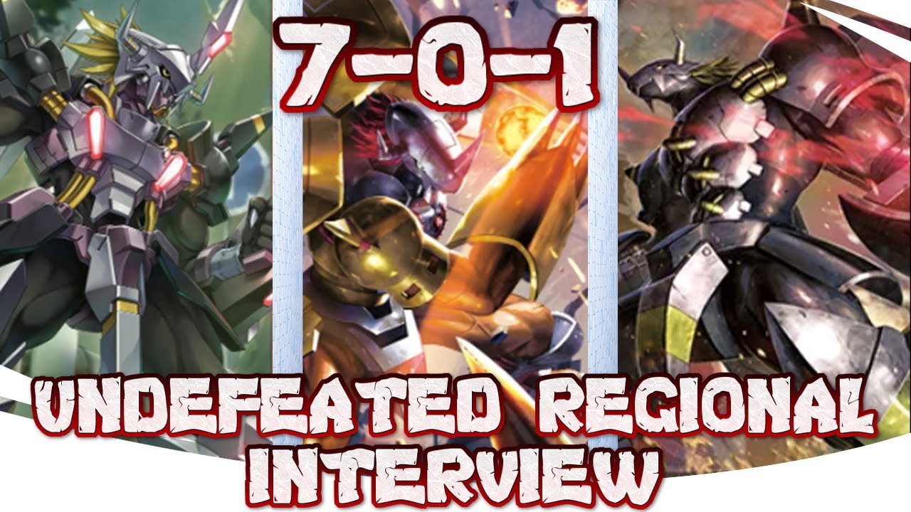 3rd Place Regional Deck Profile & Interview w/ Jeff Kang: Wargrey Control | Digimon TCG BT12